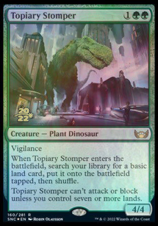 Topiary Stomper [Streets of New Capenna Prerelease Promos] - Evolution TCG