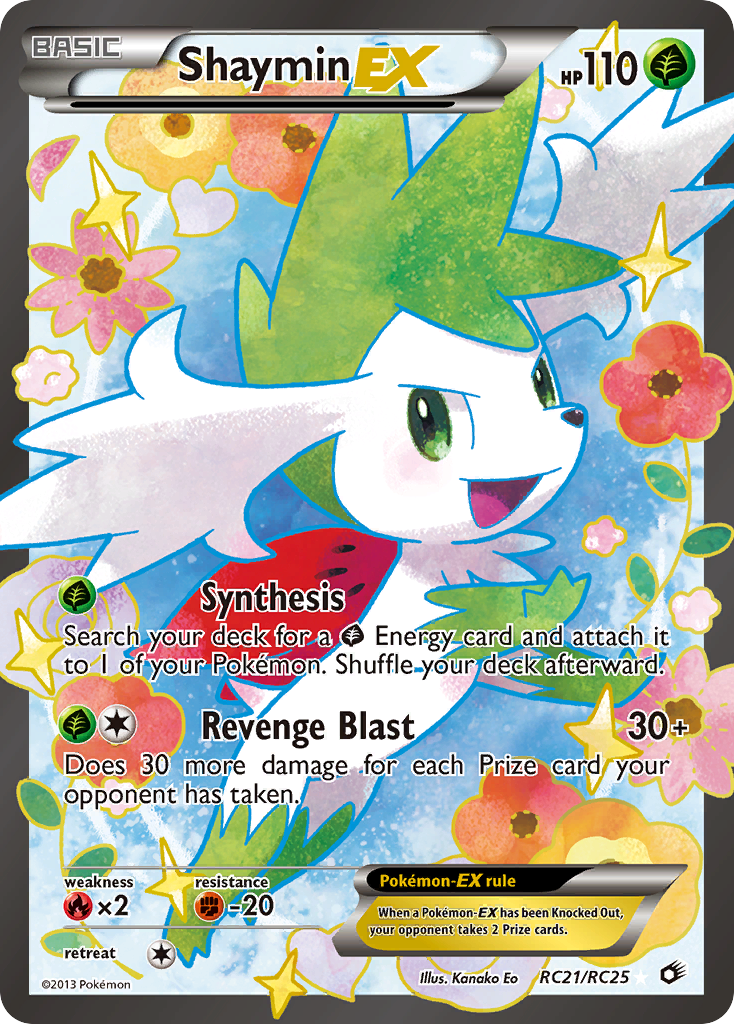 Shaymin EX (RC21/RC25) [Black & White: Legendary Treasures] - Evolution TCG