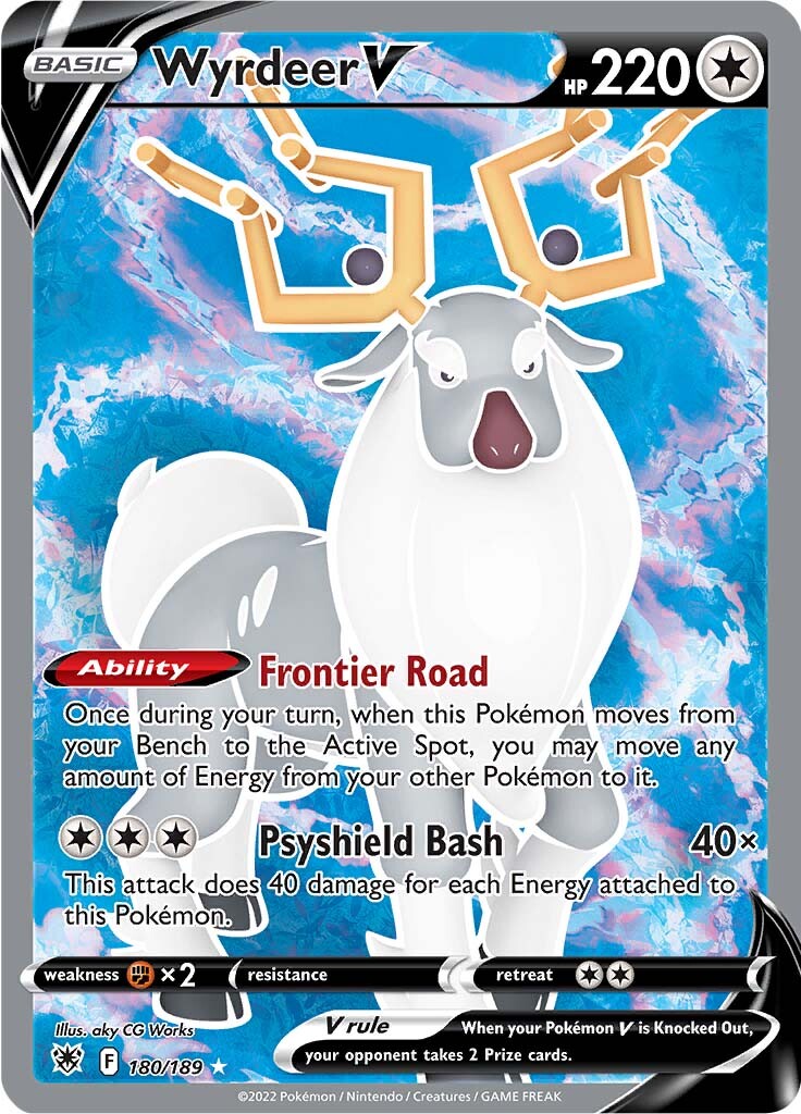 Wyrdeer V (180/189) [Sword & Shield: Astral Radiance] - Evolution TCG