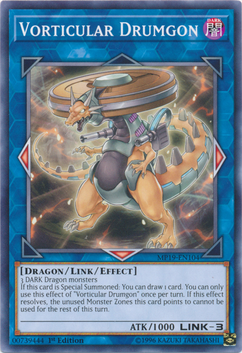 Vorticular Drumgon [MP19-EN104] Common - Evolution TCG