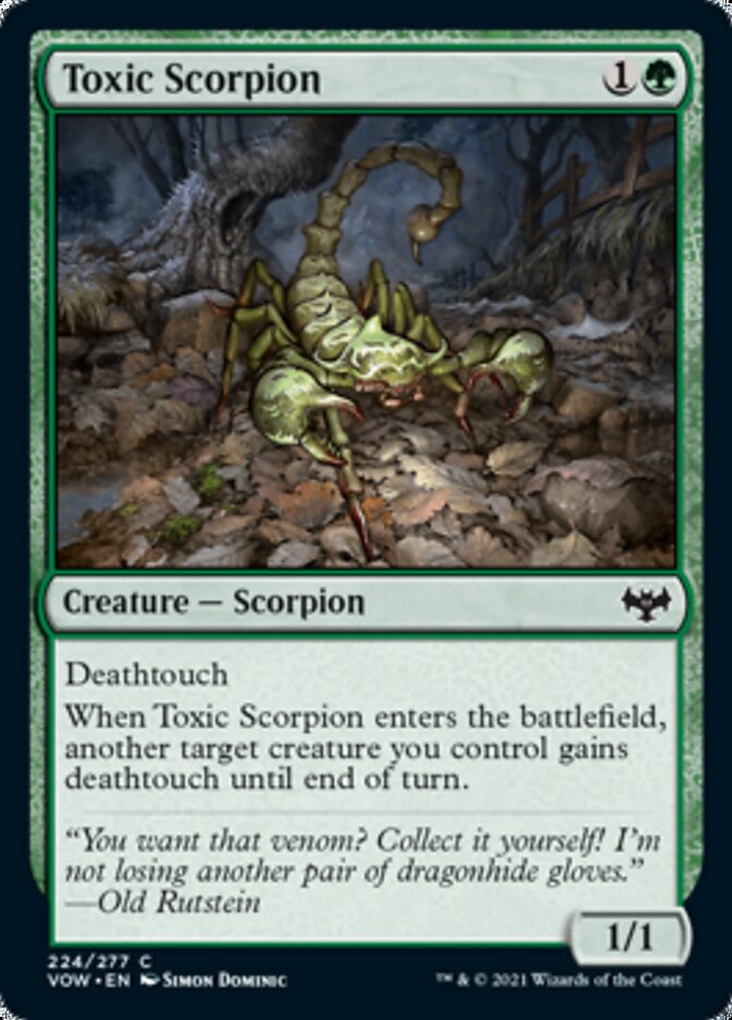 Toxic Scorpion [Innistrad: Crimson Vow] - Evolution TCG