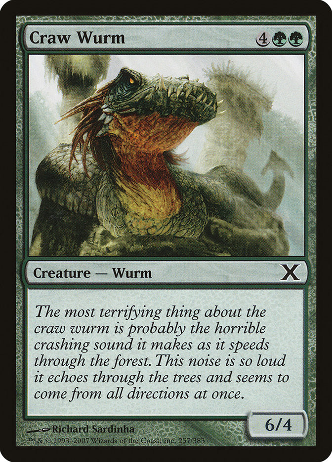 Craw Wurm [Tenth Edition] - Evolution TCG