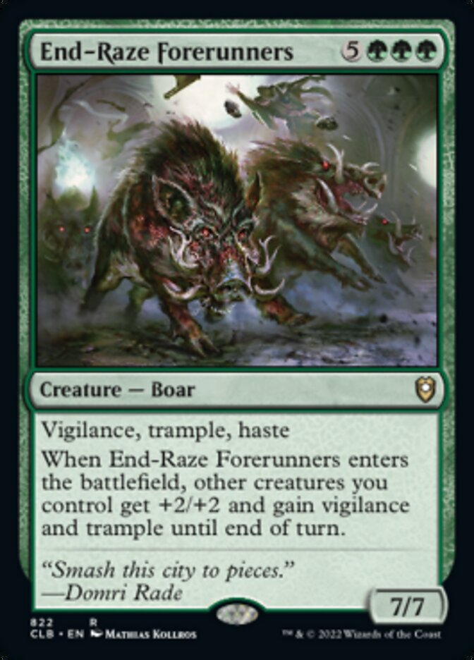 End-Raze Forerunners [Commander Legends: Battle for Baldur's Gate] - Evolution TCG