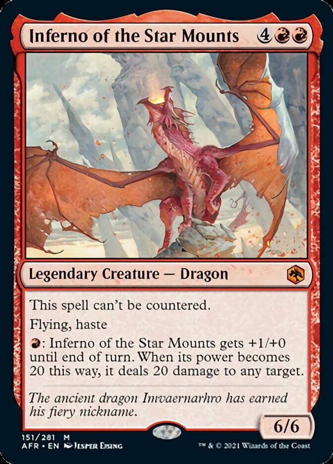 Inferno of the Star Mounts [Dungeons & Dragons: Adventures in the Forgotten Realms] - Evolution TCG