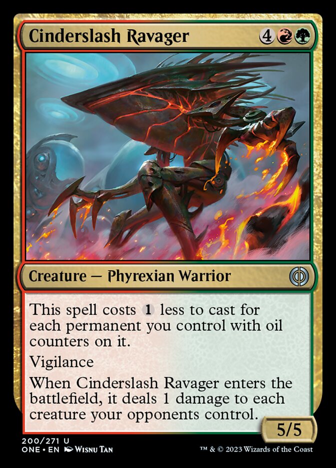 Cinderslash Ravager [Phyrexia: All Will Be One] - Evolution TCG