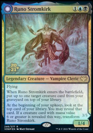 Runo Stromkirk // Krothuss, Lord of the Deep [Innistrad: Crimson Vow Prerelease Promos] - Evolution TCG
