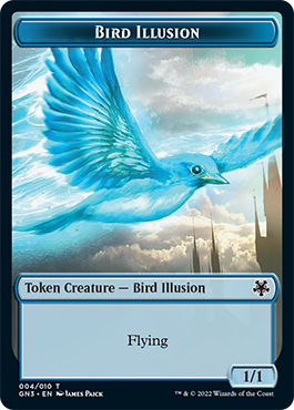 Bird Illusion // Demon Double-Sided Token [Game Night: Free-for-All Tokens] - Evolution TCG