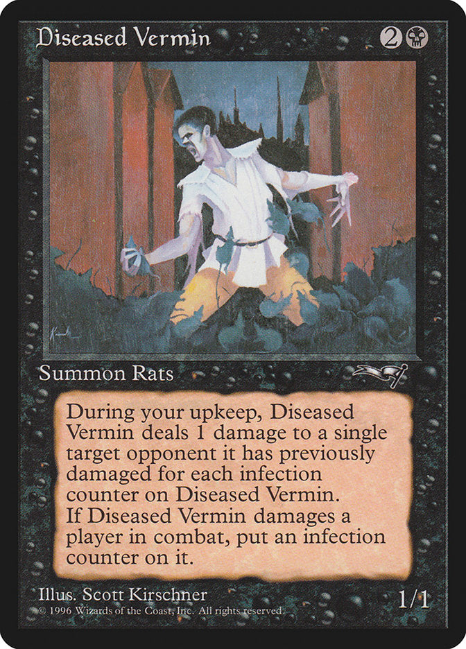 Diseased Vermin [Alliances] - Evolution TCG