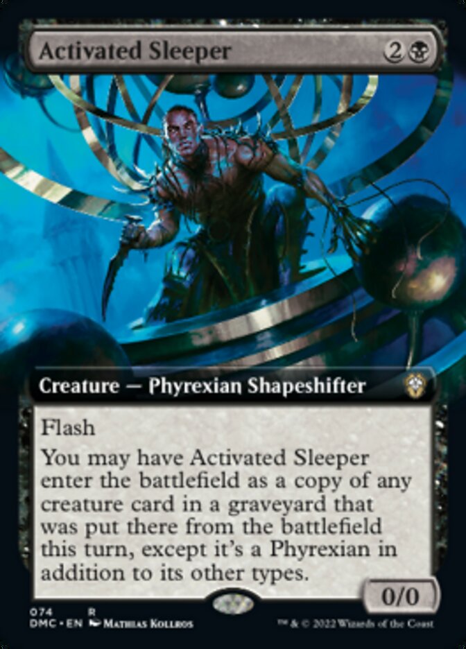 Activated Sleeper (Extended Art) [Dominaria United Commander] - Evolution TCG