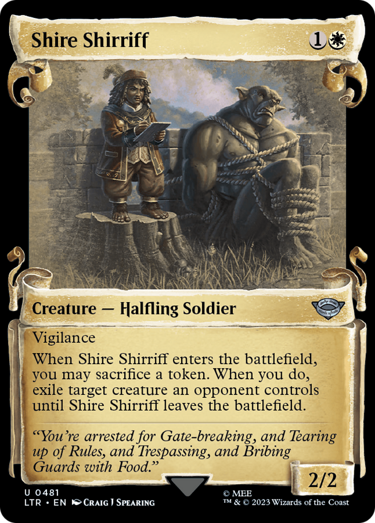 Shire Shirriff [The Lord of the Rings: Tales of Middle-Earth Showcase Scrolls] - Evolution TCG