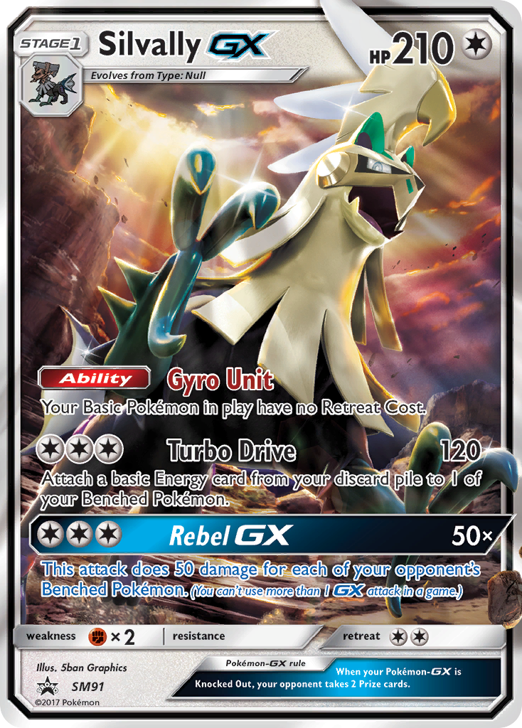 Silvally GX (SM91) [Sun & Moon: Black Star Promos] - Evolution TCG