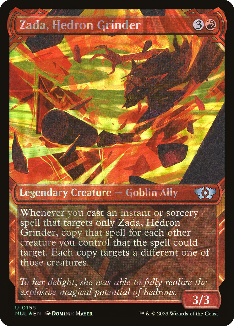 Zada, Hedron Grinder (Halo Foil) [Multiverse Legends] - Evolution TCG