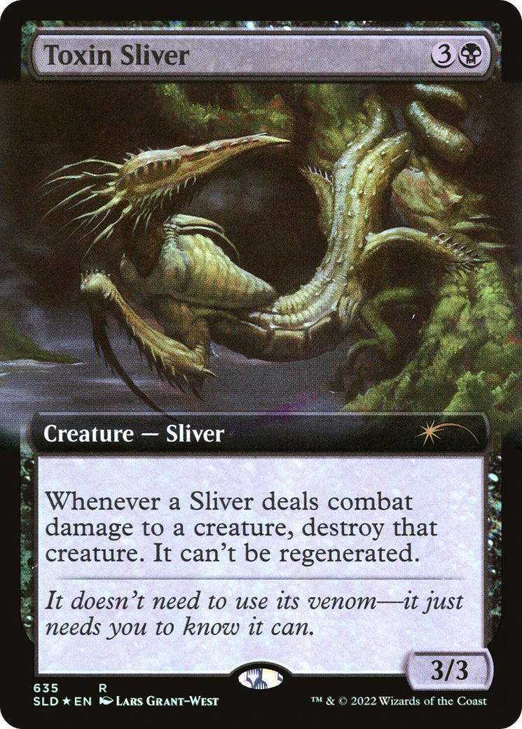 Toxin Sliver (Extended Art) [Secret Lair Drop Promos] - Evolution TCG