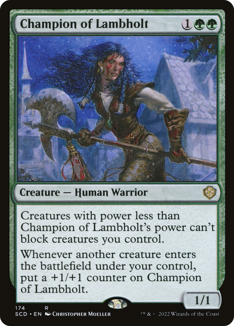 Champion of Lambholt [Starter Commander Decks] - Evolution TCG