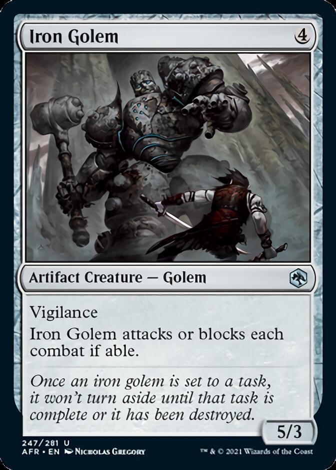 Iron Golem [Dungeons & Dragons: Adventures in the Forgotten Realms] - Evolution TCG