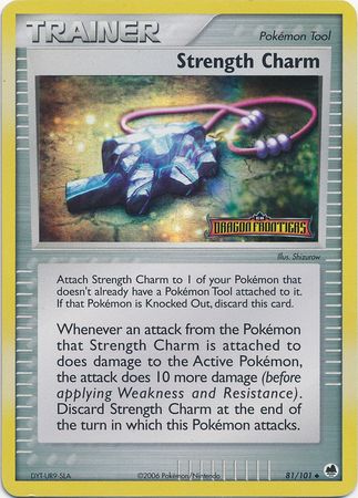 Strength Charm (81/101) (Stamped) [EX: Dragon Frontiers] - Evolution TCG