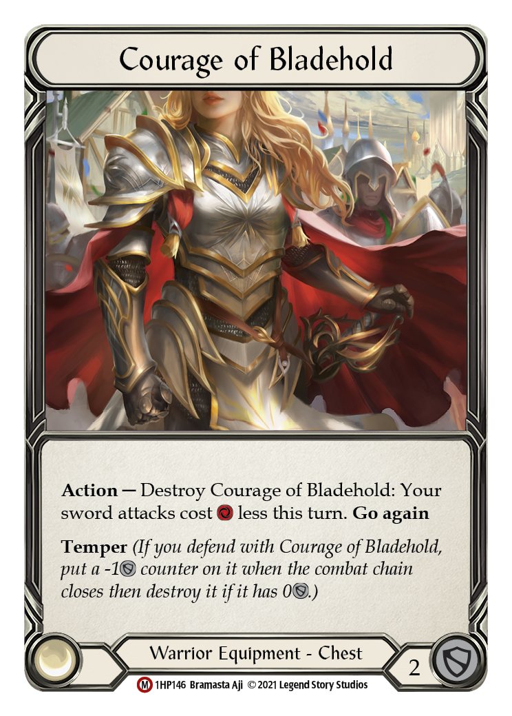 Courage of Bladehold [1HP146] (History Pack 1) - Evolution TCG