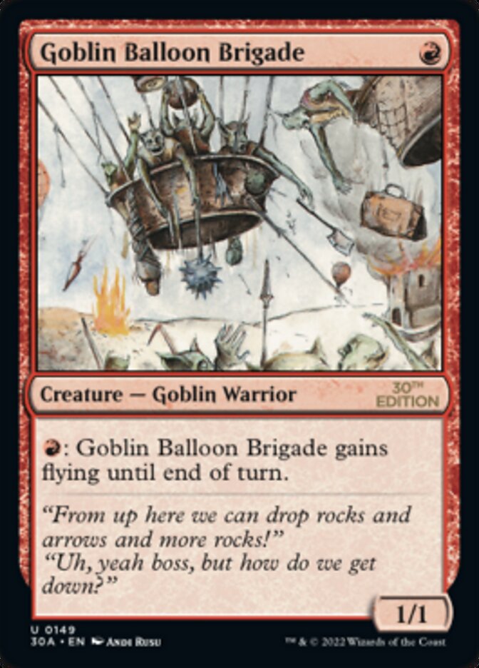 Goblin Balloon Brigade [30th Anniversary Edition] - Evolution TCG