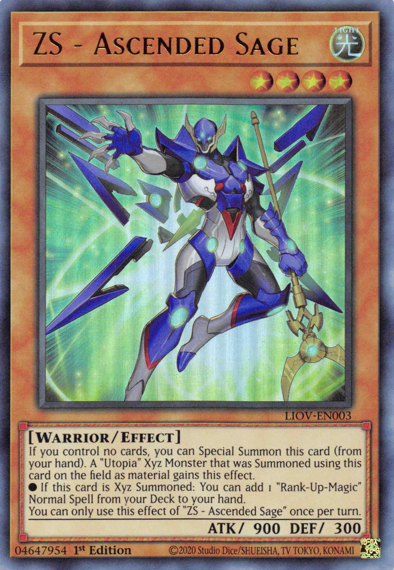 ZS - Ascended Sage [LIOV-EN003] Ultra Rare - Evolution TCG