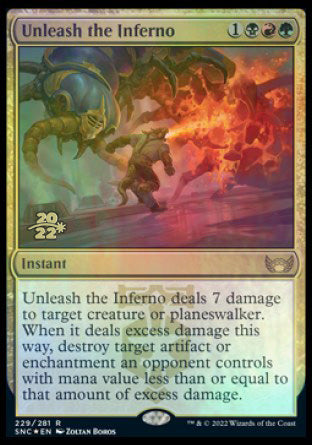 Unleash the Inferno [Streets of New Capenna Prerelease Promos] - Evolution TCG