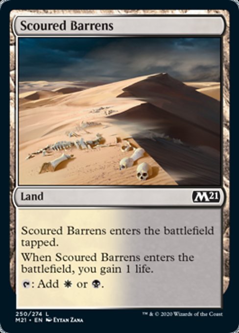 Scoured Barrens [Core Set 2021] - Evolution TCG