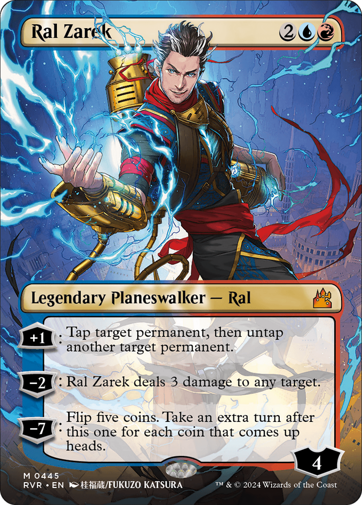 Ral Zarek (Anime Borderless) [Ravnica Remastered] - Evolution TCG