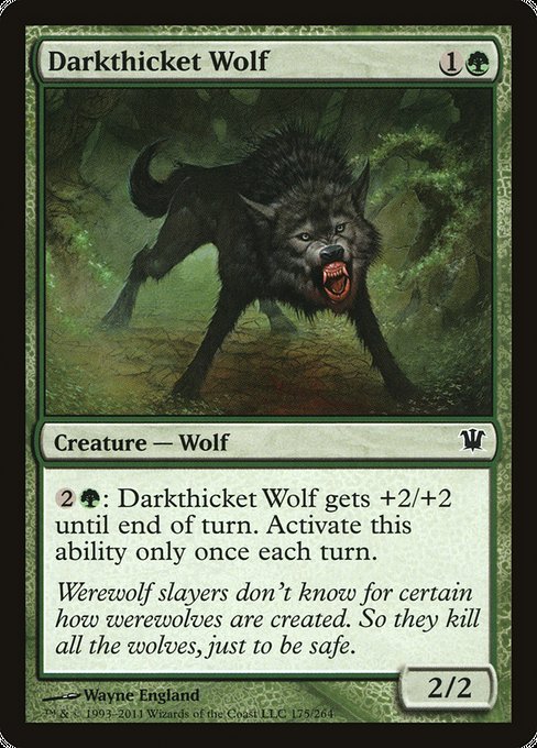 Darkthicket Wolf [Innistrad] - Evolution TCG