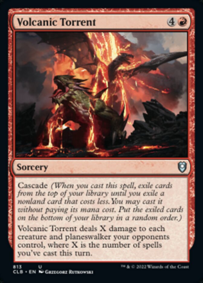 Volcanic Torrent [Commander Legends: Battle for Baldur's Gate] - Evolution TCG