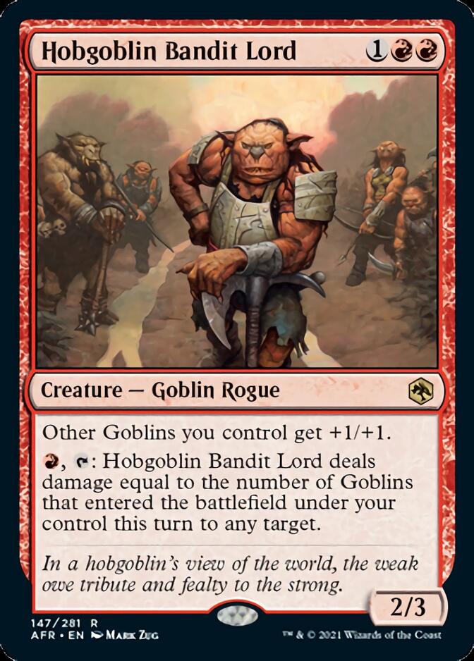 Hobgoblin Bandit Lord [Dungeons & Dragons: Adventures in the Forgotten Realms] - Evolution TCG
