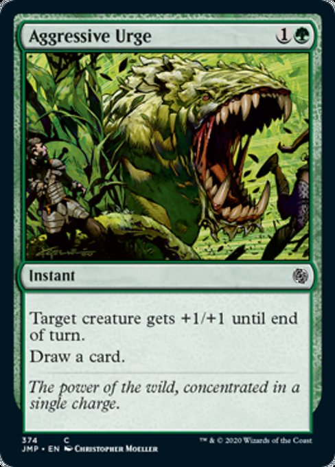 Aggressive Urge [Jumpstart] - Evolution TCG