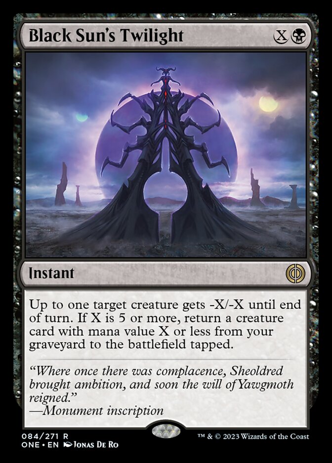 Black Sun's Twilight [Phyrexia: All Will Be One] - Evolution TCG