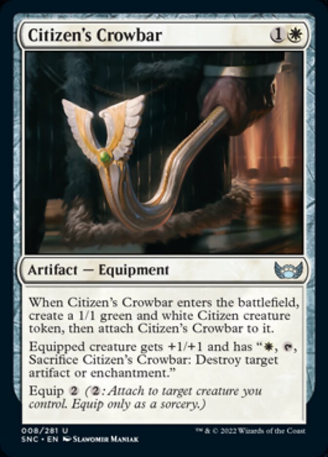 Citizen's Crowbar [Streets of New Capenna] - Evolution TCG