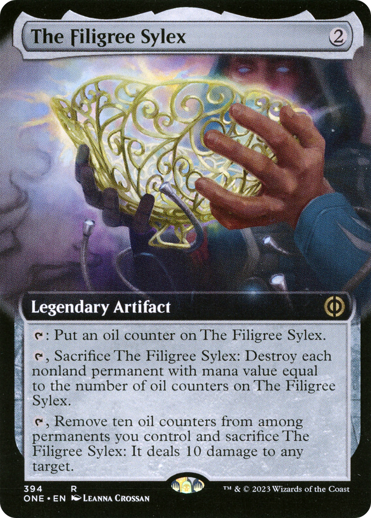 The Filigree Sylex (Extended Art) [Phyrexia: All Will Be One] - Evolution TCG