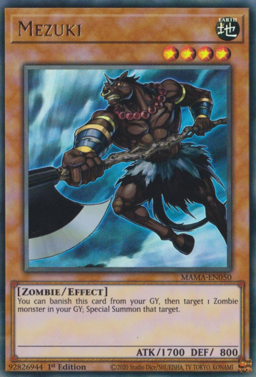 Mezuki [MAMA-EN050] Ultra Rare - Evolution TCG