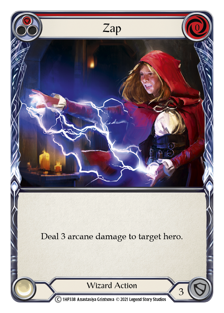 Zap (Red) [1HP338] (History Pack 1) - Evolution TCG
