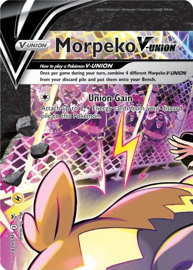 Morpeko V-Union (SWSH287) [Sword & Shield: Black Star Promos] - Evolution TCG