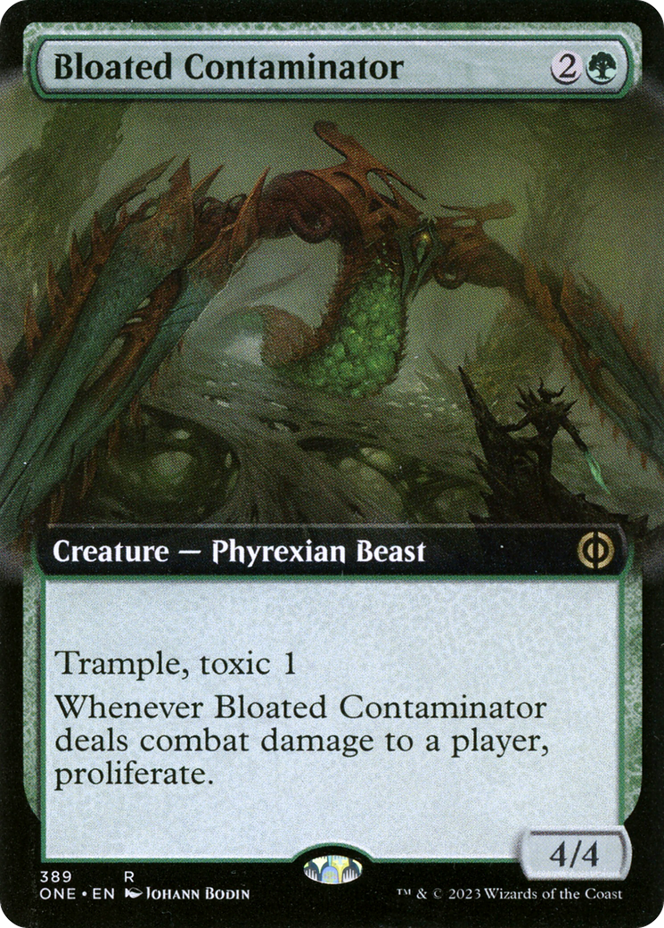 Bloated Contaminator (Extended Art) [Phyrexia: All Will Be One] - Evolution TCG