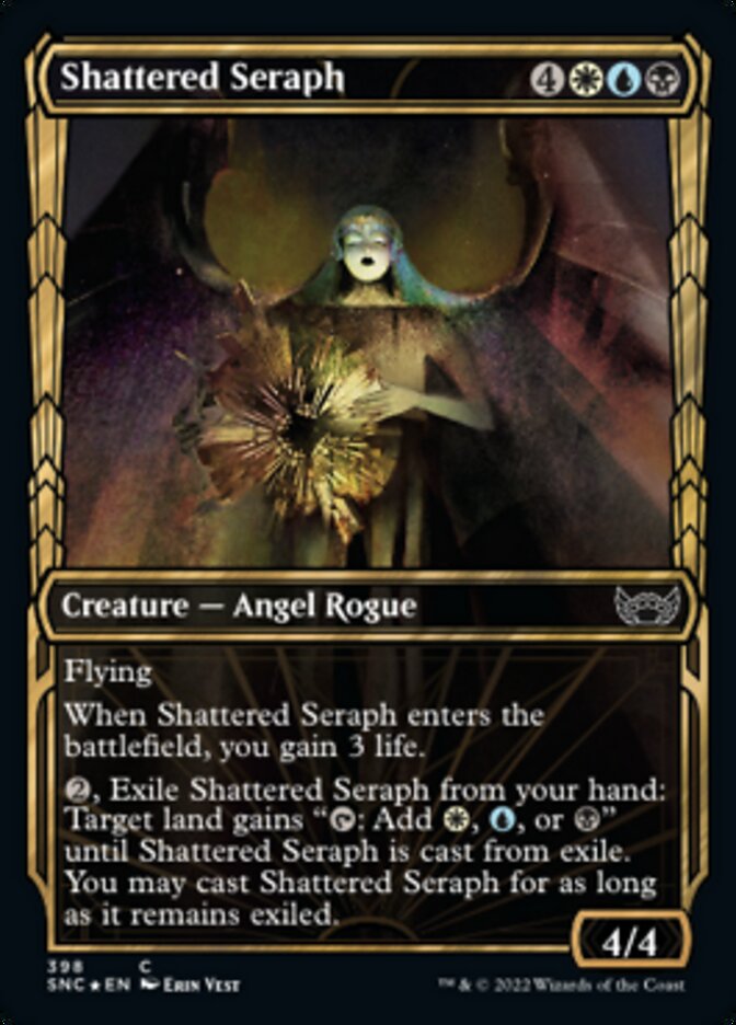 Shattered Seraph (Showcase Golden Age Gilded Foil) [Streets of New Capenna] - Evolution TCG
