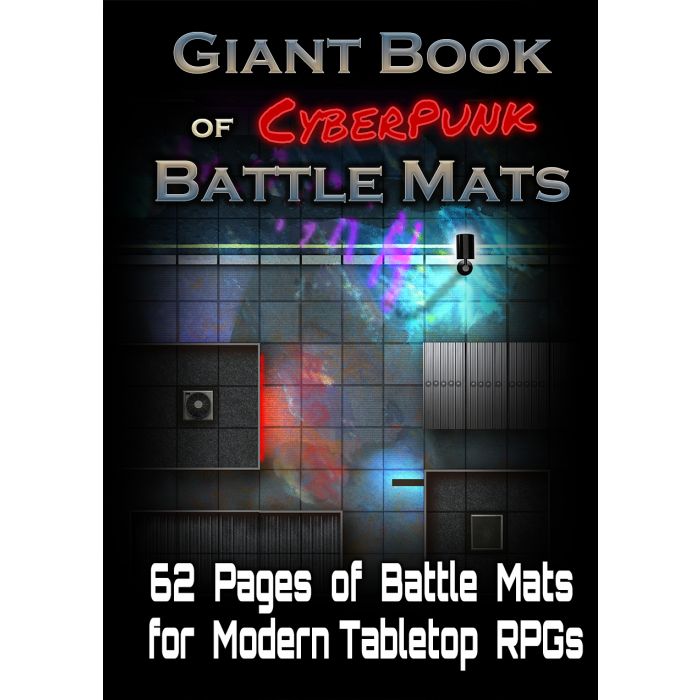 Giant Book of Cyberpunk Battle Mats - Evolution TCG