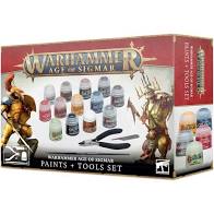 Warhammer Age of Sigmar: Paint + Tools Set - Evolution TCG