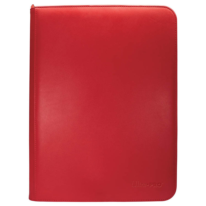 Vivid 9-Pocket Zippered Pro Binder: Red - Evolution TCG