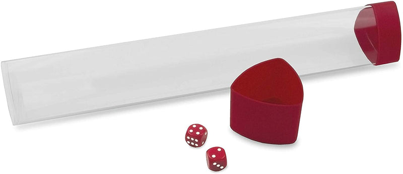 Playmat Tube with Dice Cap - Red - Evolution TCG