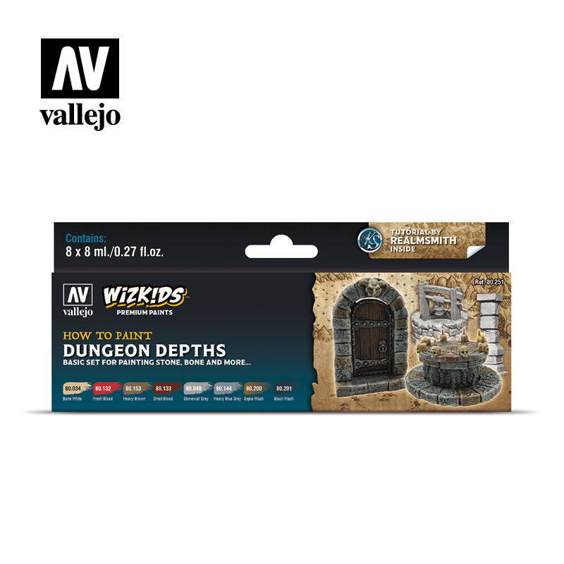 Wizkids Paints Set: Dungeon Depths - Evolution TCG