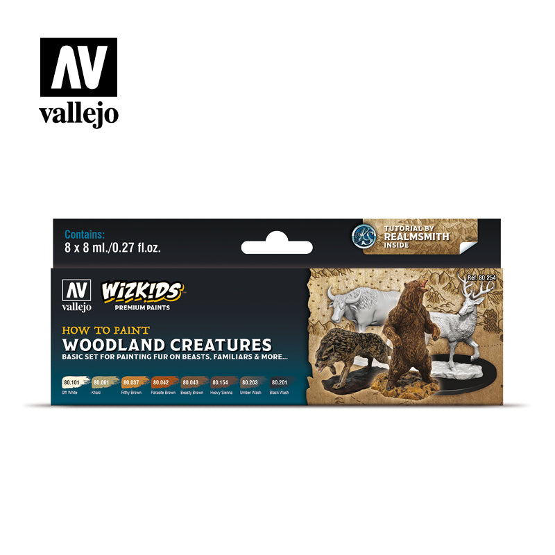 Wizkids Paints Set: Woodland Creatures - Evolution TCG